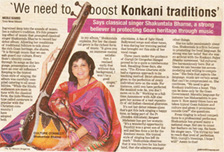 classical singer konkani music